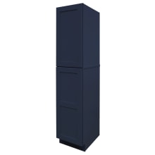 Blue Topaz 18" Wide x 84" Tall Double Door Tall or Pantry Cabinet