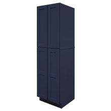 Blue Topaz 24" Wide x 84" Tall 4 Door Tall or Pantry Cabinet