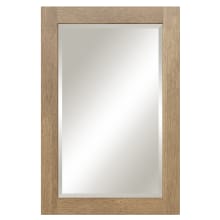 Daley 36" x 24" Traditional Rectangular Wood Framed Bathroom Wall Mirror