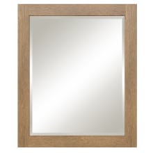 Daley 36" x 30" Traditional Rectangular Wood Framed Bathroom Wall Mirror