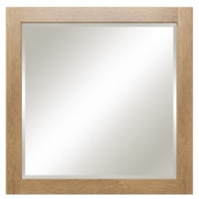Daley 36" Traditional Rectangular Wood Framed Bathroom Wall Mirror