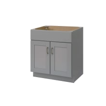 Grayson 30" Single Free Standing Vanity Cabinet Only - Less Vanity Top