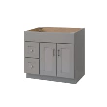 Grayson 36" Single Free Standing Vanity Cabinet Only - Less Vanity Top