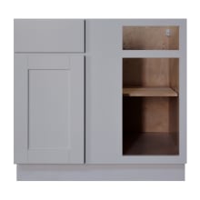 Grayson 36" Wide x 34-1/2" High Blind Corner Base Cabinet with Dovetail Drawer and Full Extension Soft Close Slides