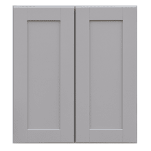 Grayson 27" Wide x 30" High Double Door Wall Cabinet with Soft Close Hinges