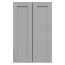 Grayson 27" Wide x 42" High Double Door Wall Cabinet with Soft Close Hinges