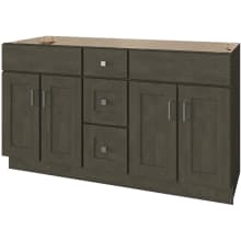 Livingstone 60" Double Free Standing Vanity Cabinet Only - Less Vanity Top