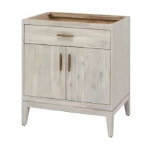 Nina 30" Free Standing Hardwood Vanity Cabinet Only - Less Vanity Top