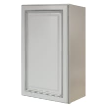 Riley 18" Wide x 30" High Single Door Wall Cabinet with 2 Shelves