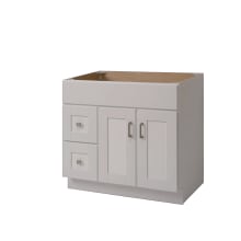 Shaker Hill 36" Single Free Standing Vanity Cabinet Only - Less Vanity Top
