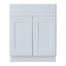 Shaker Hill 27" Double Door Base Cabinet with Dovetail Drawer and Full Extension Soft Close Slides
