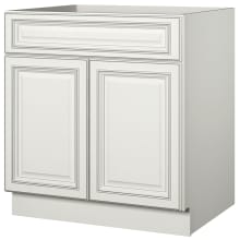 Sanibel 33" Wide x 34-1/2" Tall Double Door Base Cabinet with Single Dovetail Drawer and Soft Close Slides