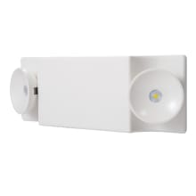 SEL 2 Light 5" Tall LED Commercial Emergency Wall Lights with Self-Diagnostic - 25 Feet Coverage