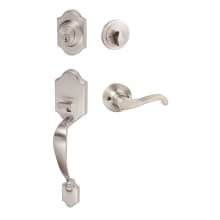 Coral Right Handed Sectional Single Cylinder Keyed Entry Handleset with Interior Lever