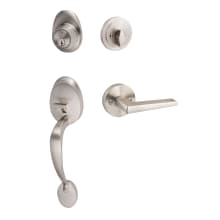 Alta Sectional Single Cylinder Keyed Entry Handleset with Interior Lever