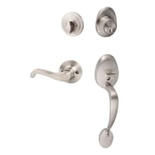 Alta Left Handed Sectional Single Cylinder Keyed Entry Handleset with Interior Lever