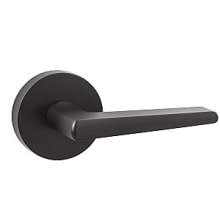 Basel Passage Door Lever Set with Round Rose