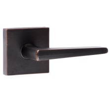 Basel Passage Door Lever Set with Square Rose