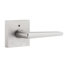 Basel Privacy Door Lever Set with Square Rose