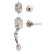 Coral Sectional Single Cylinder Keyed Entry Handleset with Interior Lever
