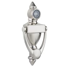5-7/16 Inch Tall Urn Door Knocker with 180 Degree Viewer