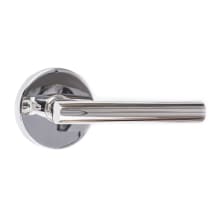 Juneau Privacy Door Lever Set with Round Rose from the Juniper Collection