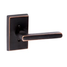 Logan Non-Turning One-Sided Dummy Door Lever with Rectangle Rose