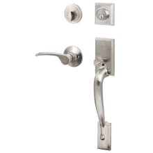 Madison Left Handed Sectional Single Cylinder Keyed Entry Handleset with Interior Lever