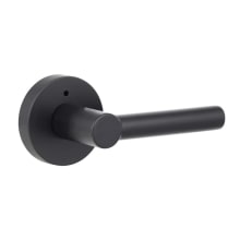Marin Privacy Door Lever Set with Round Rose