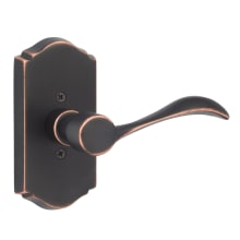 Sandstone Right Handed Non-Turning One-Sided Dummy Door Lever with Arch Rose