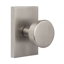 Zermatt Passage Door Knob Set with Rectangle Rose