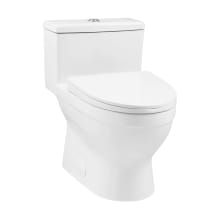 Clichy 1.1 / 1.6 GPF Dual Flush One Piece Elongated Toilet with Push Button Flush - Seat Included