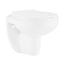Barclay Wall Mounted Elongated Toilet Bowl Only - Seat Included