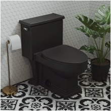 Voltaire 1.28 GPF One Piece Elongated Toilet with Left Hand Lever - Seat Included