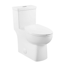 Classe 1.1 GPF One Piece Elongated Toilet with Push Button Flush - Seat Included