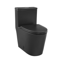 Dreux .95 / 1.26 GPF Dual Flush One Piece Elongated Toilet with Push Button Flush - Seat Included