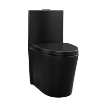 St. Tropez 1.1 / 1.6 GPF Dual Flush One Piece Elongated Toilet with Push Button Flush - Seat Included