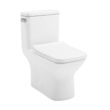 Carre 1.28 GPF One Piece Elongated Toilet with Left Hand Lever - Seat Included