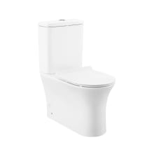 Calice 1.28 GPF Dual Flush Two Piece Elongated Toilet with Top Hand Lever - Seat Included