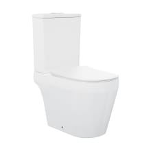 Lamarck 1.6 GPF Dual Flush Two Piece Elongated Toilet with Push Button Flush - Seat Included