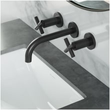 Ivy 1.2 GPM Wall Mounted Widespread Bathroom Faucet