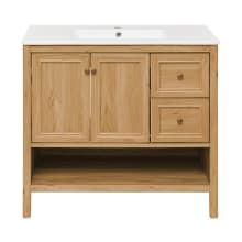 Chateau 36" Free Standing Single Basin Vanity Set with Cabinet and Ceramic Vanity Top