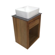 Rennes 19" Free Standing Single Basin Vanity Set with Cabinet