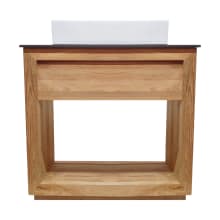 Rennes 19" Free Standing Single Basin Vanity Set with Cabinet