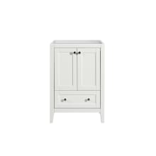 Cannes 24" Single Free Standing Vanity Cabinet Only - Less Vanity Top