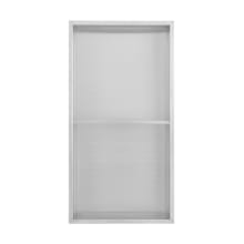Voltaire 24" x 12" x 4" Stainless Steel Shower Niche with Double Shelves