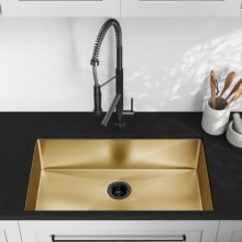 Rivage 32" Undermount Single Basin Stainless Steel Kitchen Sink