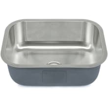 23-1/8" Undermount Single Basin Stainless Steel Kitchen Sink