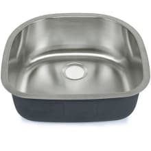 23-5/8" Undermount Single Basin Stainless Steel Kitchen Sink