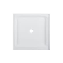 Voltaire 42" x 42" Rectangular Shower Base with Single Threshold, and Center Drain